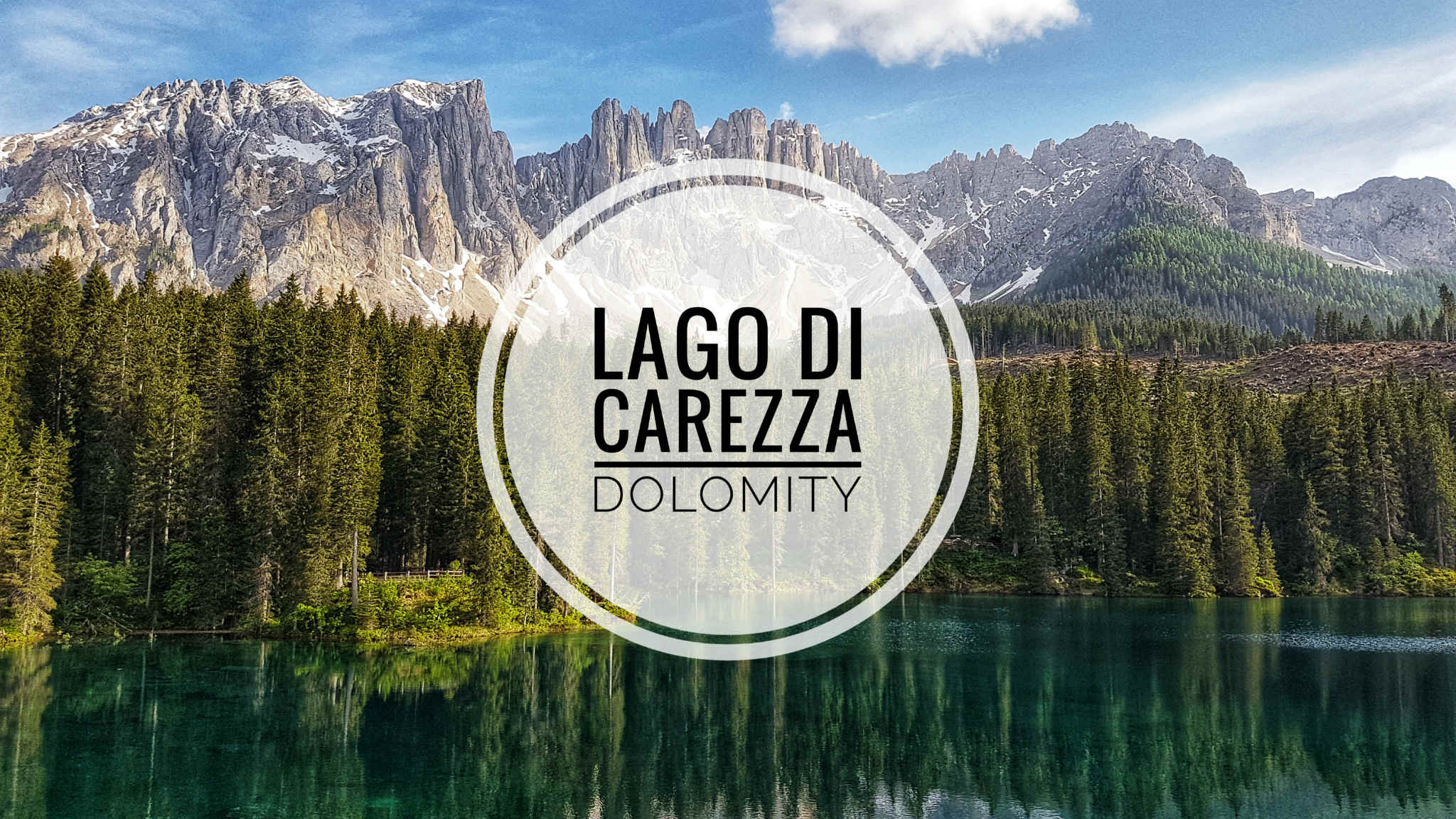 Lago di Carezza – Priezračné jazero v Dolomitoch